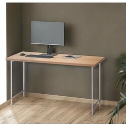 Masa de birou Ikea Lagkapten/Spand 140x60 (Aspect Stejar Antichizat/Alb)