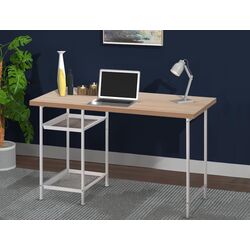 Masa de birou Ikea Lagkapten/Spand 2 rafturi 120x60 (Aspect Stejar Antichizat/Alb)