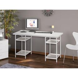 Masa de birou Ikea Lagkapten/Spand 4 rafturi 140x60 (Alb)