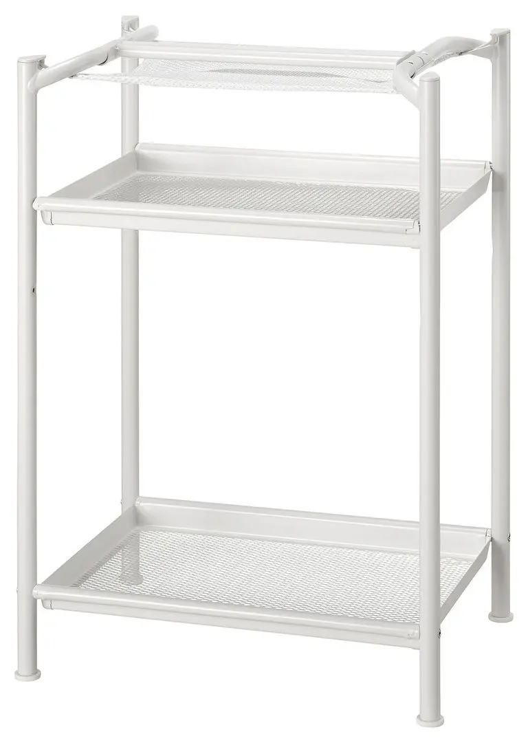 Masa de birou Ikea Lagkapten/Spand cu rafturi 200x60 (Alb)