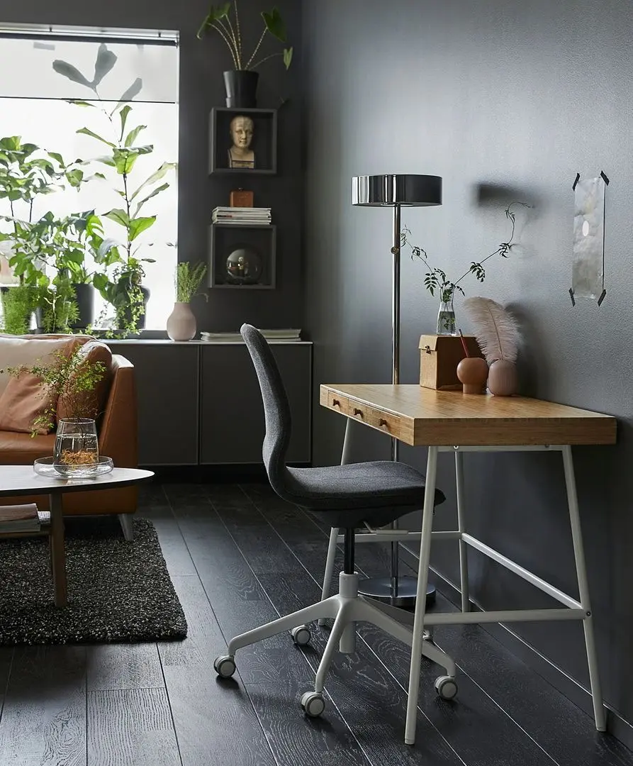 Письменный стол Ikea Lillasen 102x49cm (Бамбук)