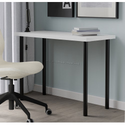 Masa de birou Ikea Linnmon/Adils 100x45 (Alb/Negru)