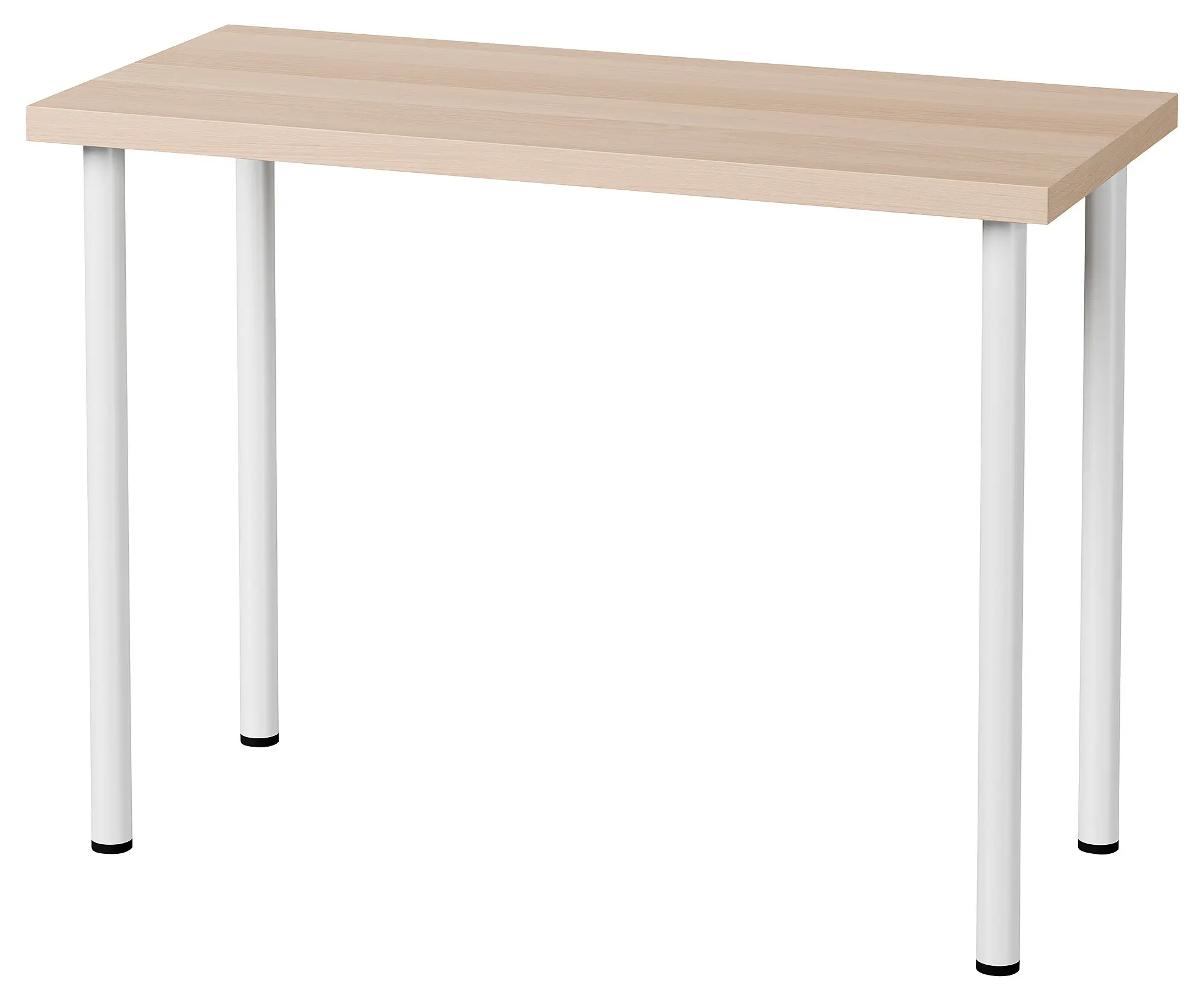 Masa de birou Ikea Linnmon/Adils 100x45 (Stejar antichizat/Alb)
