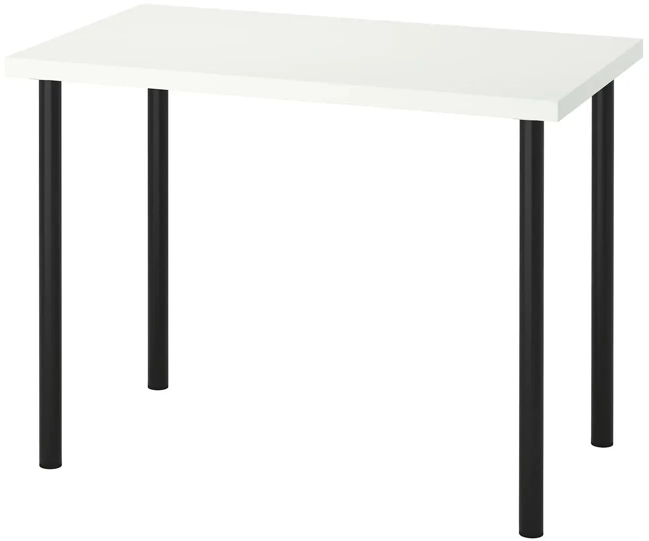Masa de birou Ikea Linnmon/Adils 100x60 (Alb/Negru)