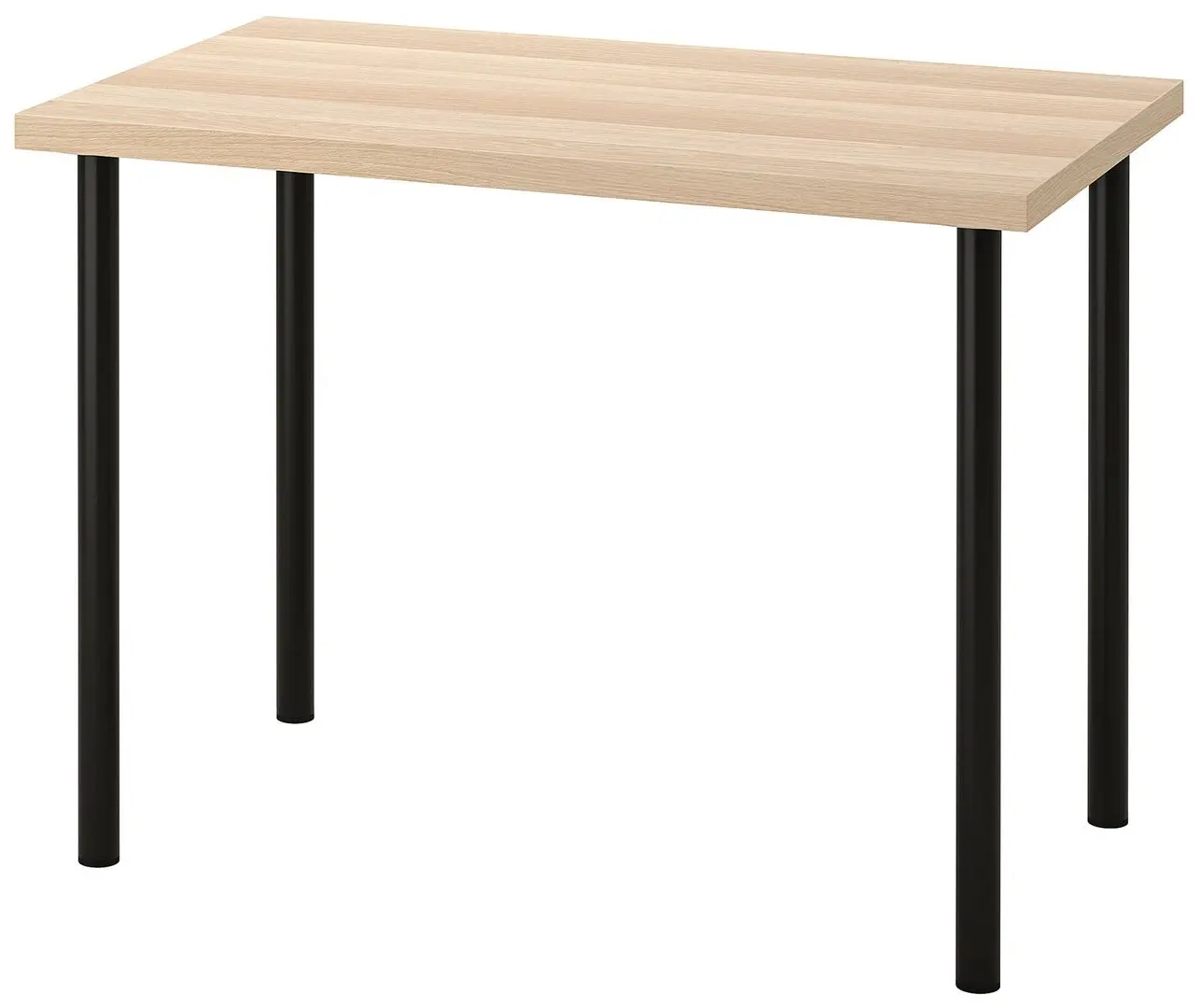 Masa de birou Ikea Linnmon/Adils 100x60 (Aspect Stejar Antichizat/Negru)