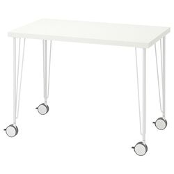 Masa de birou Ikea Linnmon/Krille 100x60 (Alb)