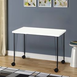 Masa pentru birou Ikea Linnmon/Krille 100x60 (Alb/Negru)