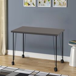 Masa pentru birou Ikea Linnmon/Krille 100x60 (Gri Inchis/Negru)