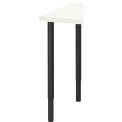 Письменный стол Ikea Linnmon/Olov 100x60 (Белый/Черный) Thumb