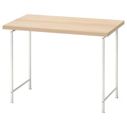 Masa de birou Ikea Linnmon/Spand 100x60 (Aspect Stejar Antichizat/Alb) Thumb