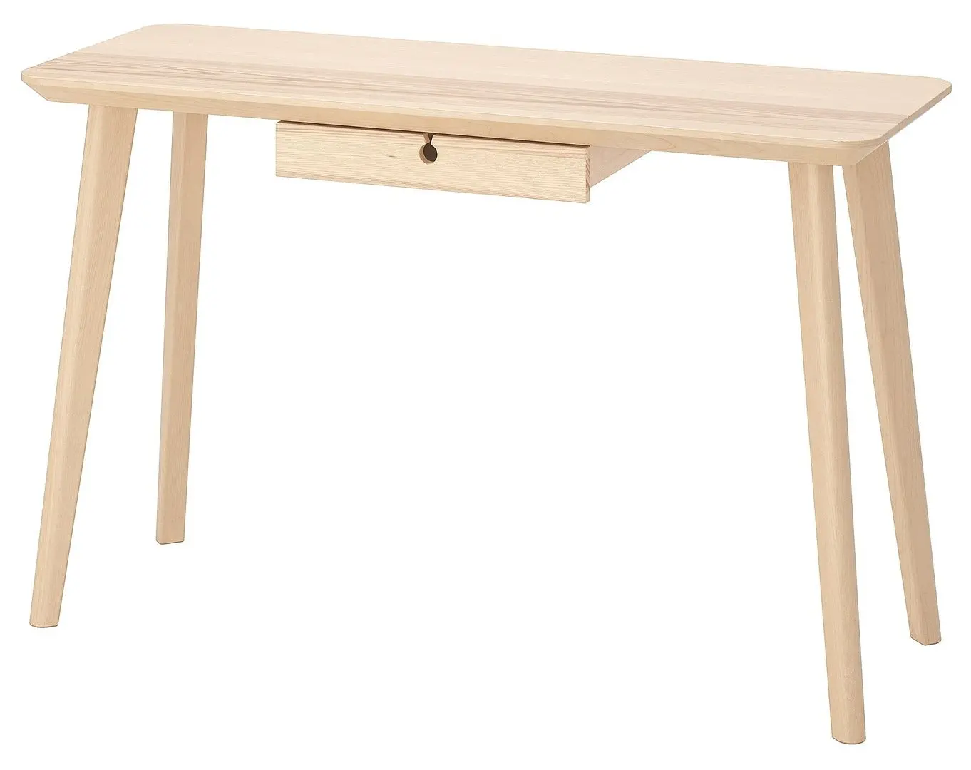 Masa de birou Ikea Lisabo 118x45 (Furnir frasin)