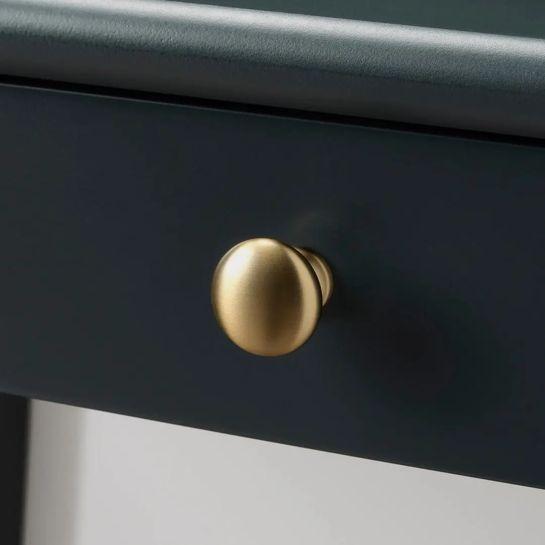 Masa de birou Ikea Lommarp 90x54 cm (Albastru inchis-verde)