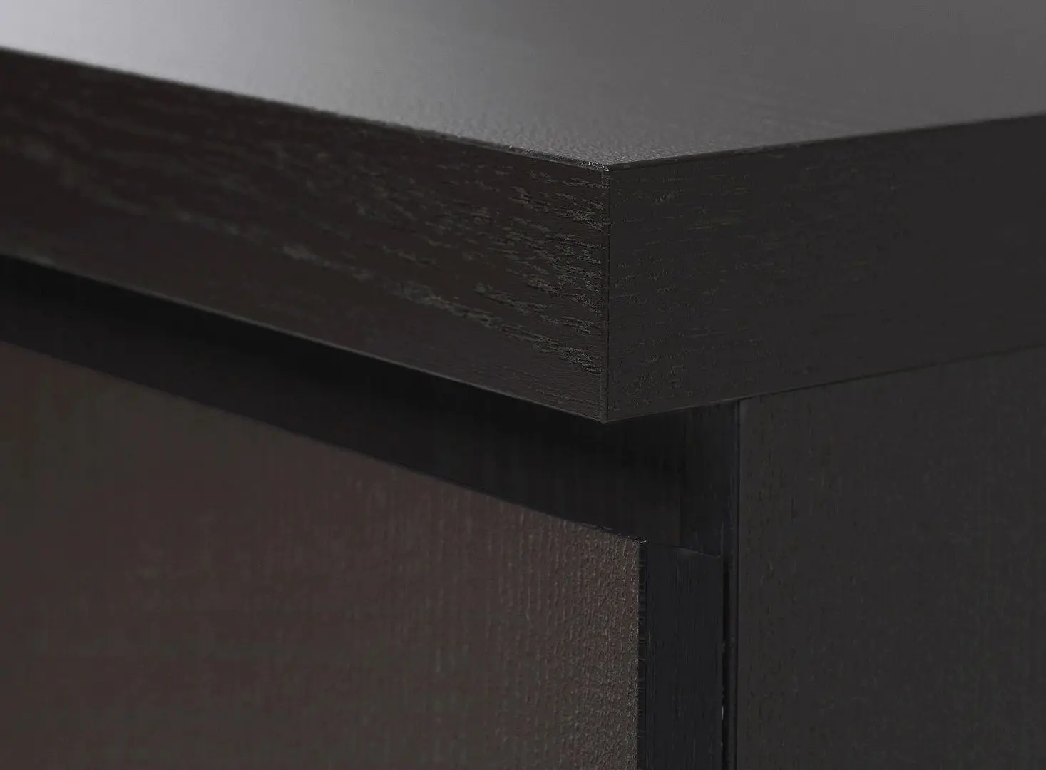 Masa de birou Ikea Malm 140x65 cm (Negru-maro)