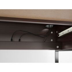 Письменный стол Ikea Micke 142x50 (Черно-коричневый) Thumb