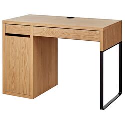 Письменный стол Ikea Micke с дополнительным модулем 105x50 (Имитация Дуба) Thumb