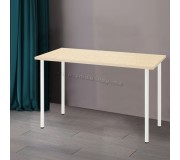 Masa de birou Ikea Mittcirkel/Adils 120x60 (Aspect Pin Alb)