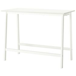 Masa de birou Ikea Mittzon 140x68x105 (Alb) Thumb