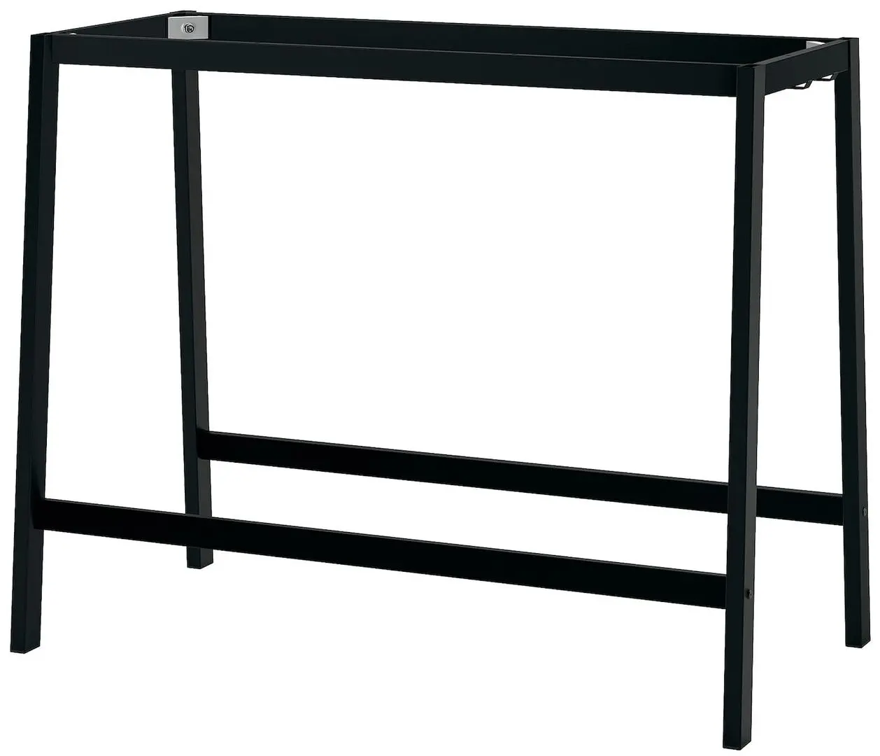 Письменный стол Ikea Mittzon 140x68x105 (Белый/Черный)