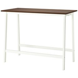 Masa de birou Ikea Mittzon 140x68x105 (Furnir nuc/Alb) Thumb