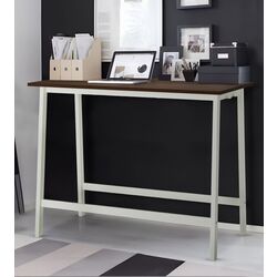 Письменный стол Ikea Mittzon 140x68x105 (Ореховый шпон/Белый)