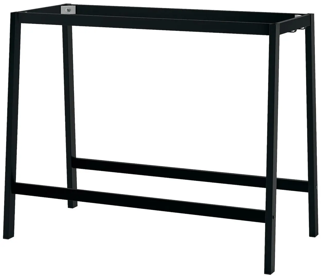 Masa de birou Ikea Mittzon 140x68x105 (Furnir frasin/Negru vopsit/Negru)