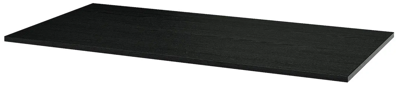 Masa de birou Ikea Mittzon 140x68x105 (Furnir frasin/Negru vopsit/Negru)