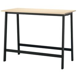 Masa de birou Ikea Mittzon 140x68x105 (Furnir frasin/Negru) Thumb