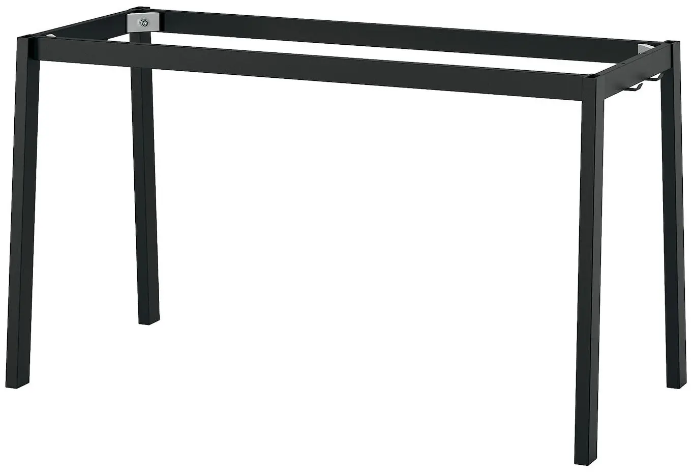 Masa de birou Ikea Mittzon 140x68x75 (Alb/Negru)