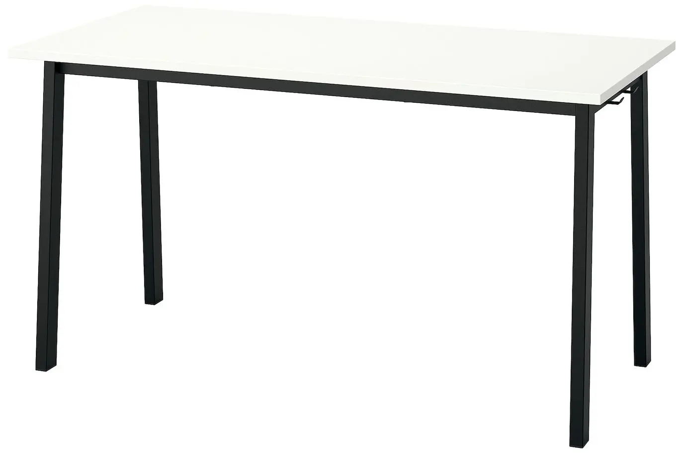 Masa de birou Ikea Mittzon 140x68x75 (Alb/Negru)