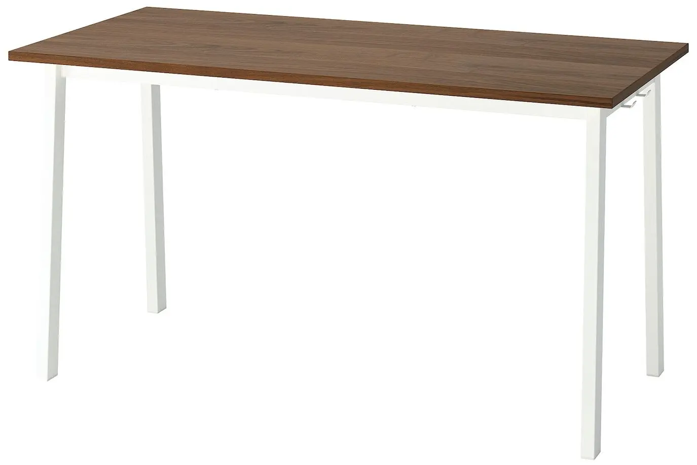 Masa de birou Ikea Mittzon 140x68x75 (Furnir nuc/Alb)