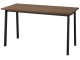 Masa de birou Ikea Mittzon 140x68x75 (Furnir nuc/Negru)