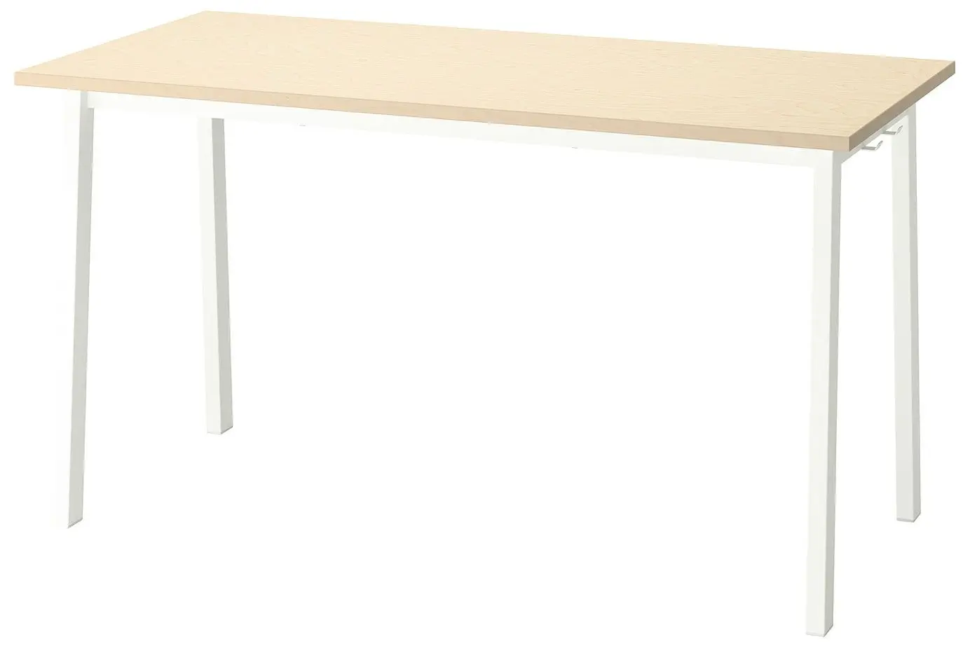 Masa de birou Ikea Mittzon 140x68x75 (Furnir frasin/Alb)