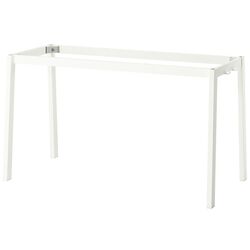Masa pentru conferinte Ikea Mittzon 140x68x75 (Furnir frasin/Negru vopsit/Alb) Thumb
