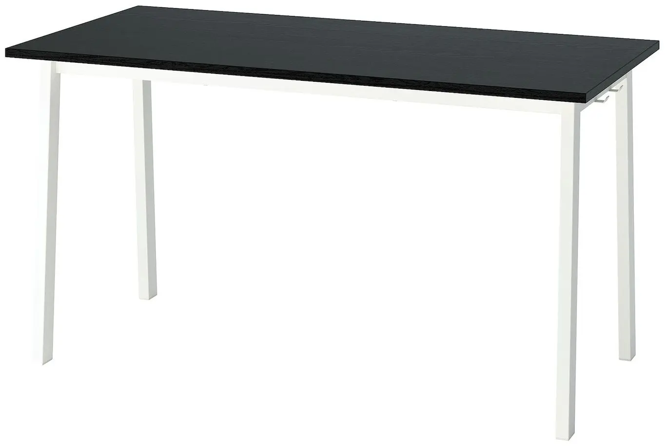 Masa pentru conferinte Ikea Mittzon 140x68x75 (Furnir frasin/Negru vopsit/Alb)