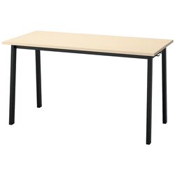 Masa de birou Ikea Mittzon 140x68x75 (Furnir frasin/Negru) Thumb