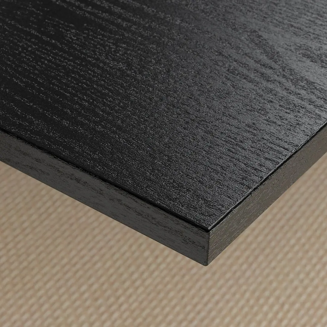 Письменный стол Ikea Mittzon с электрической регулировкой высоты 120x80 (Черный ясеневый шпон/Белый) - 4