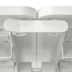 Masa de birou Ikea Mittzon cu roti 140x70 (Alb) Thumb