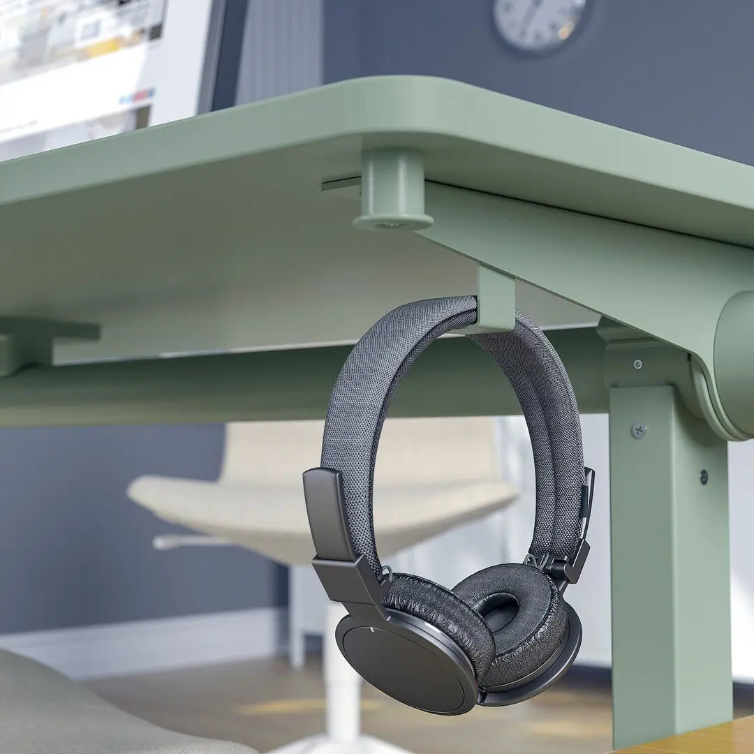 Masa de birou Ikea Mittzon cu roti 140x70 (Verde)