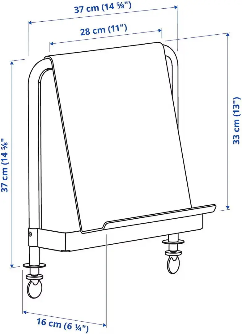Masa de birou Ikea Relatera avizier/2 sertare/etajera/suport telefon 117x60 (Alb/Verde deschis)
