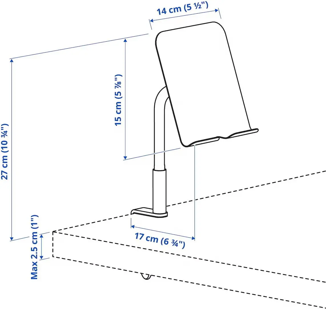 Masa de birou Ikea Relatera avizier/2 sertare/etajera/suport telefon 117x60 (Alb/Verde deschis)