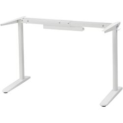 Masa de birou Ikea Relatera avizier/2 sertare/etajera/suport telefon 117x60 (Alb/Verde deschis) Thumb