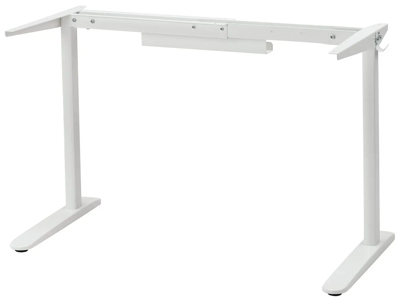 Masa de birou Ikea Relatera avizier/suport carti 117x60 (Alb/Verde deschis)