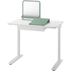 Masa de birou Ikea Relatera avizier/sertar 90x60 (Alb/Verde deschis) Thumb