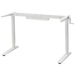 Письменный стол Ikea Relatera регулируемая высота 90x60 (Белый) Thumb