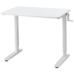 Письменный стол Ikea Relatera регулируемая высота 90x60 (Белый) Thumb