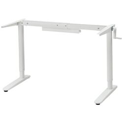 Masa de birou Ikea Relatera inaltime reglabila/avizier 117x60 (Alb/Verde deschis) Thumb