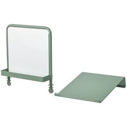 Masa de birou Ikea Relatera inaltime reglabila/avizier 117x60 (Alb/Verde deschis) Thumb