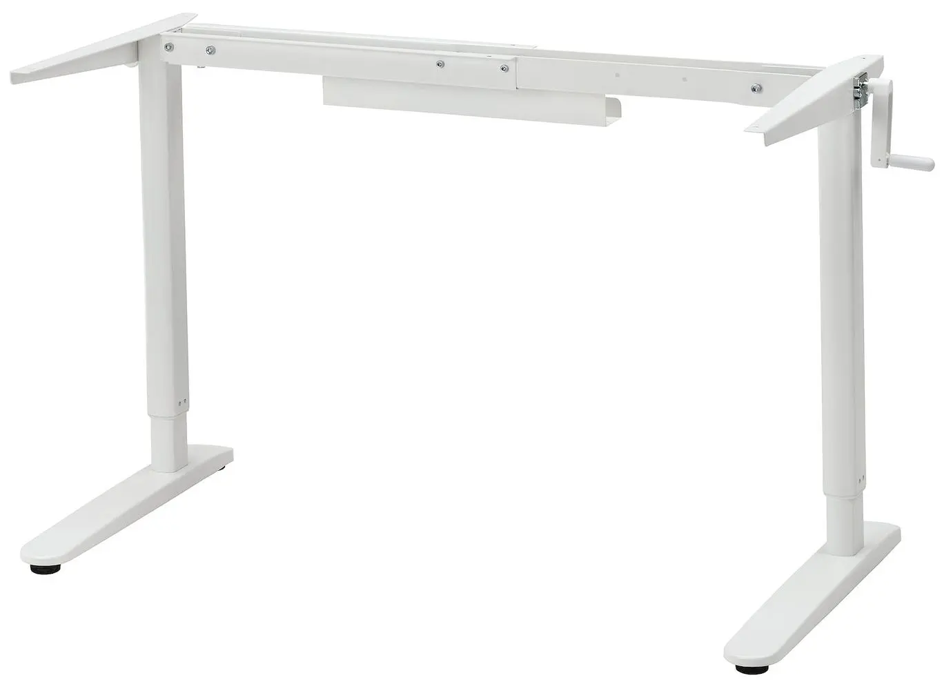 Masa de birou Ikea Relatera inaltime reglabila/etajera 90x60 (Alb/Verde deschis)