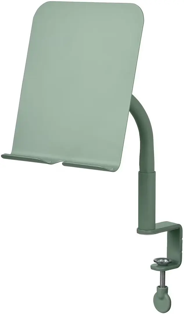 Masa de birou Ikea Relatera inaltime reglabila/sertar/etajera/suport telefon 90x60 (Alb/Verde deschis)