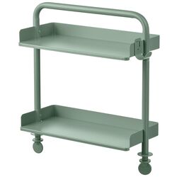 Masa de birou Ikea Relatera etajera 90x60 (Alb/Verde deschis) Thumb